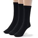 Silky Toes Kids Seamless Crew Socks for Boys & Girls, Viscose from Bamboo