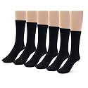 Silky Toes Kids Seamless Crew Socks for Boys &amp; Girls, Viscose from Bamboo
