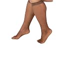 Plus Size Knee High Socks for Women | 15D Sheer Stockings, Nylon Knee Highs