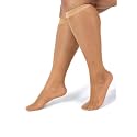 Plus Size Knee High Socks for Women | 15D Sheer Stockings, Nylon Knee Highs