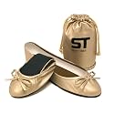 Foldable Flats for Women Comfortable Ballet Shoes