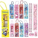 12pcs Stationery Set for Return Gifts Birthday Party for kids - Pencil , scale , eraser - Best Birthday Return Gifts for Kids in Bulk - Return gift for kids birthday Age 6-10 6-12 3 4 5 6 7 8 12
