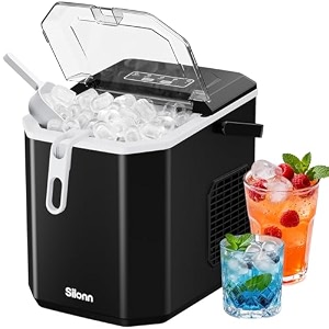 Silonn Ice Maker Countertop Portable Ice Machine