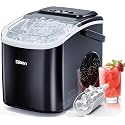 Silonn Ice Makers Countertop 26Lbs24H Self-Cleaning Ice