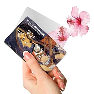 compact card mirror unbreakable acrylic makeup mirror vanity mirror small for wallet case travel purse handheld compact pocket mirror_nihl chand_bani thani 114