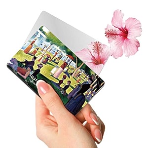 compact card mirror unbreakable acrylic makeup mirror vanity mirror georges seurata_sunday_on_la_grande_jatte 107