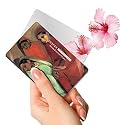Compact Card Mirror, Unbreakable Acrylic Makeup Mirror, 6 x 8 cm, Frameless, Wall Mount, Artistic Contemporary Style, Amrita Sher-Gil's 'Three Girls 117'