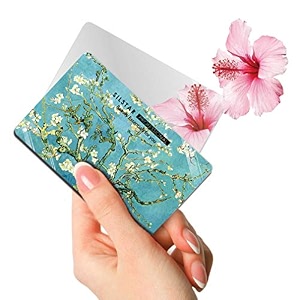 compact card mirror vanity mirror small for wallet case travel purse handheld compact pocket mirror_amedo modigliani_jeanne hebuterne in a large hat 120