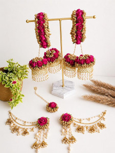 SilvAura Fabric Pink Jewel Set Pack of