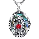 Silver/14K Gold Patron Saint Medal Amulet Necklace for Men Women