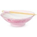 Silver Buffalo Bratz Cloe Yasmin, Ramen Bowl with Chopsticks, 30oz