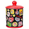 Silver Buffalo Chucky and Tiffany Sticker Badges, Ceramic Cookie Jar