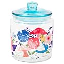 Silver Buffalo Disney Alice in Wonderland Mushrooms, Glass Jar with Lid