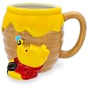 Silver Buffalo Disney Winnie the Pooh Hunny Pot, 3D Sculpted Mug, 23oz