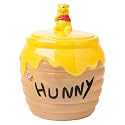Silver Buffalo Disney Winnie the Pooh Hunny Pot, 3D Sculpted Snack Jar
