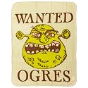 Silver Buffalo DreamWorks Shrek Wanted Ogres, Fleece Throw Blanket, 45x60in
