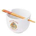 Silver Buffalo Harry Potter Hogwarts, Ramen Bowl with Chopsticks, 20oz