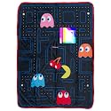 Silver Buffalo Pacman Style, Fleece Throw Blanket, 45x60in