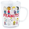 Silver Buffalo Peanuts Group, Charlie Brown, Snoopy, Travel Glass Mug, 14oz