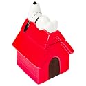 Silver Buffalo Peanuts Snoopy and House, 3D Sculpted Snack Jar