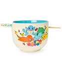 Silver Buffalo Pokémon Pikachu, Ramen Bowl with Chopsticks, 20oz