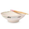 Silver Buffalo Powerpuff Girls Bubbles, Ramen Bowl with Chopsticks, 30oz