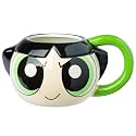 Silver Buffalo Powerpuff Girls Buttercup Superhero, 3D Sculpted Mug, 20oz