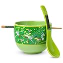 Silver Buffalo Rick and Morty, Ramen Bowl with Chopsticks, 20oz