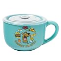 Silver Buffalo Scooby Doo Snacks Quote, Ceramic Soup Mug, 24oz