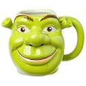 Silver Buffalo Shrek, 3D Ceramic Sculpted Mug, 20 Ounces (Pack of 12)
