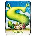 Silver Buffalo Shrek Movie Poster Donkey, Fleece Throw Blanket, 45x60in