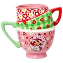 Silver Buffalo Strawberry Shortcake Picnic Floral, 3D Sculpted Mug, 20oz