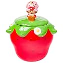 Silver Buffalo Strawberry Shortcake Sitting, 3D Sculpted Snack Jar