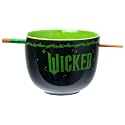 Silver Buffalo Universal Wicked Elphaba, Ramen Bowl with Chopsticks, 20oz