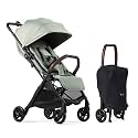 Silver Cross Jet 5 Travel Stroller – (Sage Green) – Lightweight Compact Folding Baby Stroller for Airplane Travel – Lie-Flat Infant &amp; Toddler Stroller – Newborn to 55 lb