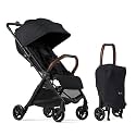 Silver Cross Jet 5 Travel Stroller – (Space Black) – Lightweight Compact Folding Baby Stroller for Airplane Travel – Lie-Flat Infant &amp; Toddler Stroller – Newborn to 55 lb