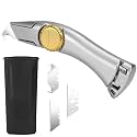 1-Pack Silver Fixed Blade Roofing Knife,Lizenoz Navajas para Roofing