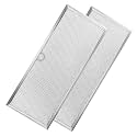 Silver Grease Filter 11.57 x 5.5 x 0.09 inches Compatible with Whirlpool W10575379 W11190170 Downdraft Range Hood (2)