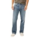 Silver Jeans Co. Men's Zac Relaxed Fit Straight Leg Jean - Legacy