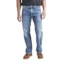 Silver Jeans Co. Men's Zac Relaxed Fit Straight Leg Jean - Legacy