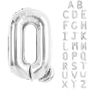 Silver Letter Balloons 40 Inch Large Alphabet Balloon Letter Q