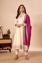 SILVER RABBIT Women Kurta Pant Dupatta Set