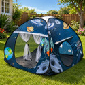 SILVER SHINE Planet printed foldable kids play tent house indoor & outdoor