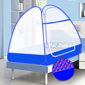 silver shine extra mosquito protection single bed foldable washable mosquito net polyester washable adults mosquito net