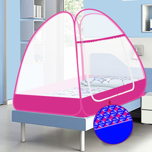 silver shine extra mosquito protection single bed foldable washable mosquito net polyester washable adults mosquito net