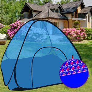 silver shine foldable double bed tent mosquito net polyester washable adults mosquito net sky blue tent