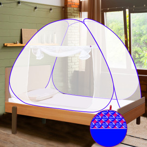 silver shine foldable single bed polyester washable adults mosquito net