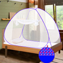 SILVER SHINE Foldable Single Bed Polyester Washable Adults Mosquito Net