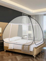 SILVER SHINE Polyester King Size Mosquito Net Foldable Double Bed Net Mosquito Net Polyester Washable Adults Mosquito Net