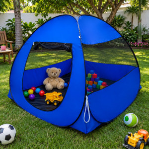 silver shine popup kids play tent house multi purpose foldable for kids baby